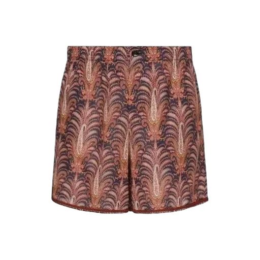 All-Over Patterned Bermuda Shorts
