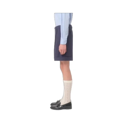 Cuffed Wool Bermuda Shorts