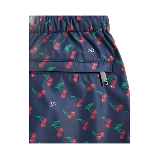 Nylon Swimsuit With Cherryfic Print