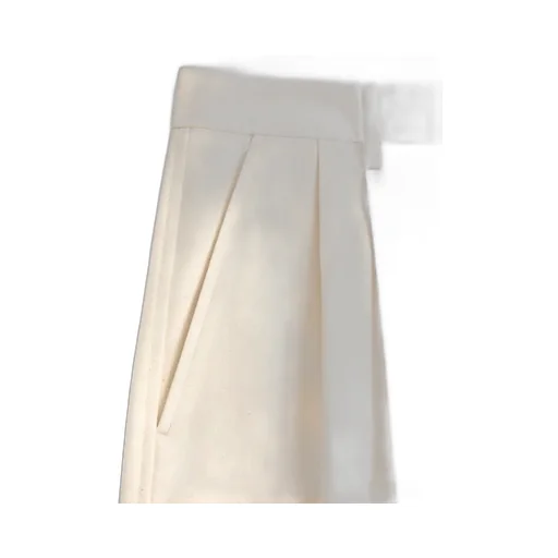 Cotton Canvas Cuffed Bermuda Shorts