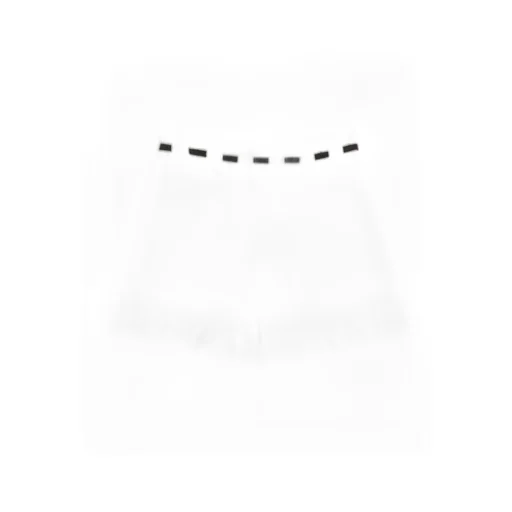 Ruffle-Hem Bow Detailed Shorts