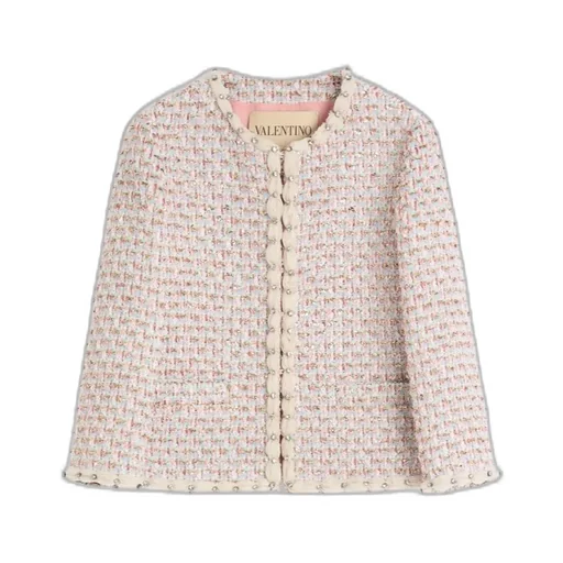 Embroidered Tweed Jacket