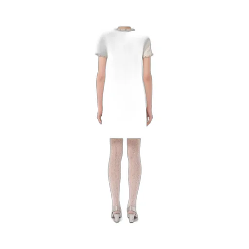 Embroidered Crepe Couture Short Dress