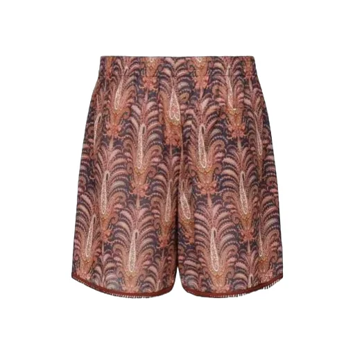 All-Over Patterned Bermuda Shorts