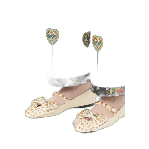 Mary-Jane Bowow Ballerina With Studs