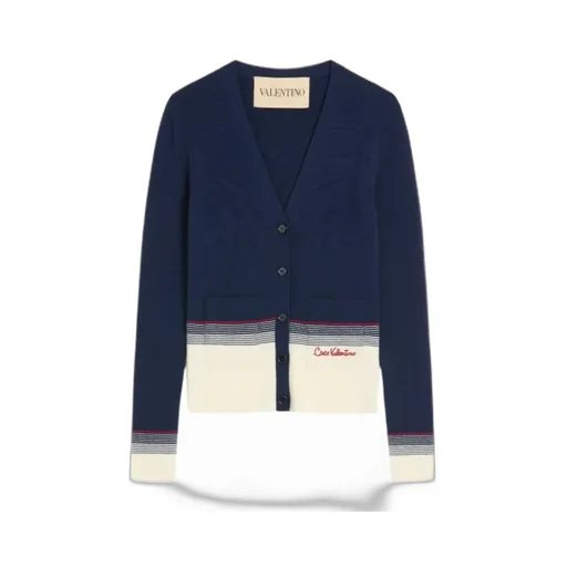 Chez V-Neck Button-Up Cardigan