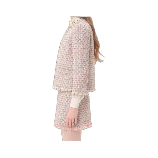 Embroidered Tweed Jacket