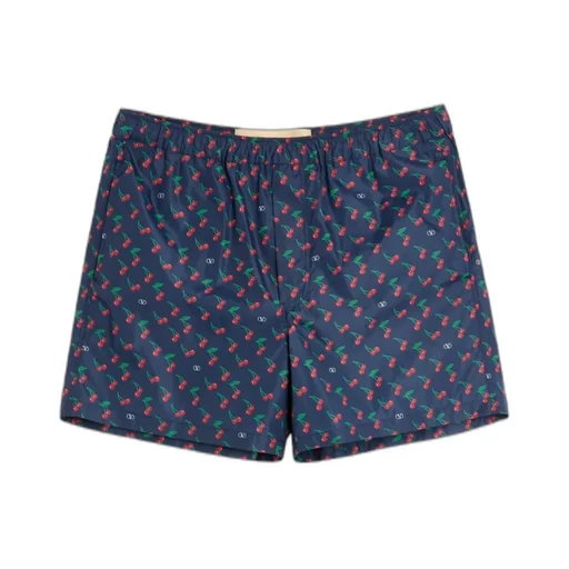 Nylon Swimsuit With Cherryfic Print