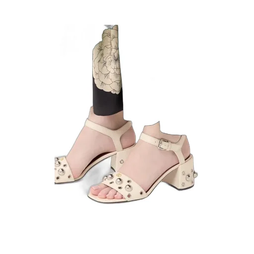 65Mm NellcÔTe Ankle-Strap Sandals