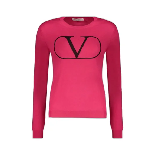 Intarsia-Knit Logo Jumper