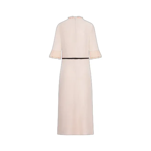 Ruffled Bow Detailed Dress