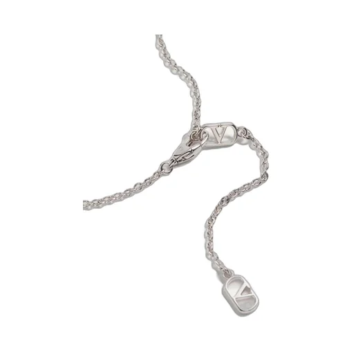 Vlogo Signature Metal Necklace With Pearls And Swarovski® Crystals
