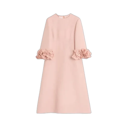 Crepe Couture Midi Dress