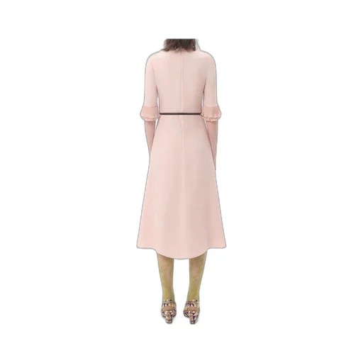 Ruffled Bow Detailed Dress