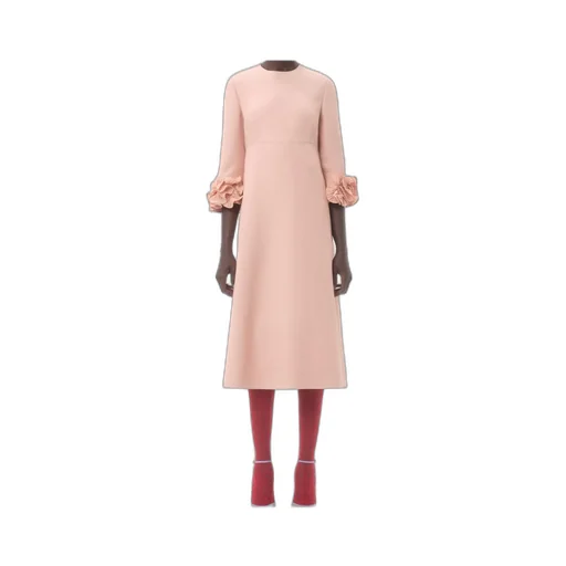 Crepe Couture Midi Dress