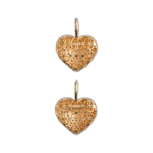 Coeur Royal Metal, Enamel And Swarovski® Crystal Earrings