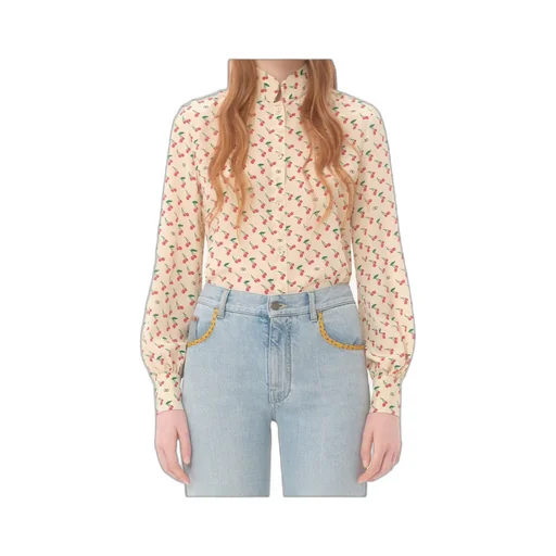 Cherryfic Printed Long-Sleeved Shirt
