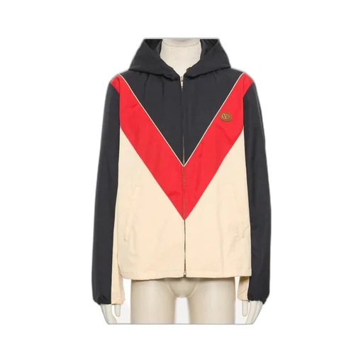 Vlogo Patch Hooded Windbreaker