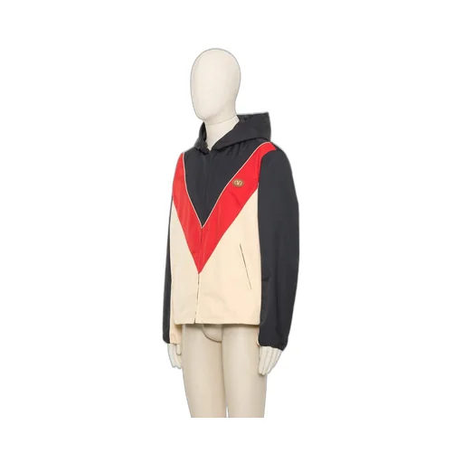 Vlogo Patch Hooded Windbreaker