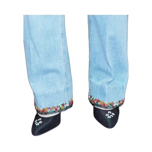 Dolly Floral Embroidered Pumps