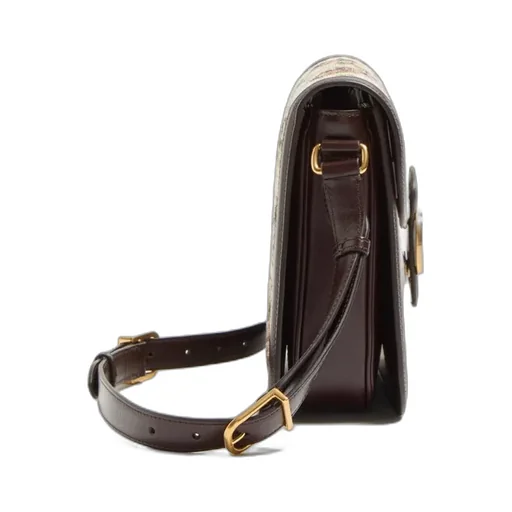 9To5 Vlogo Signature Foldover Top Shoulder Bag