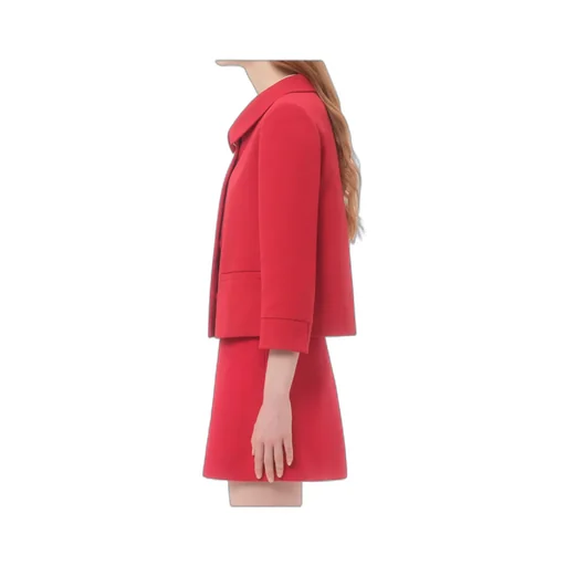 Crepe Coutre Cropped Jacket