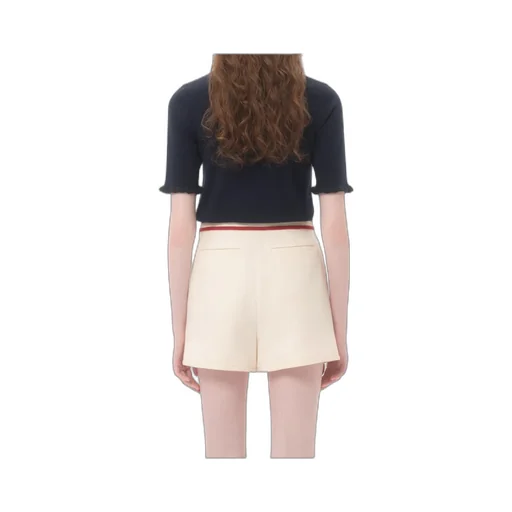 Embroidered Wool Top