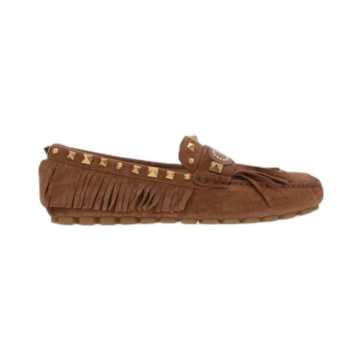 Rockstud Plaster Caster Square Toe Loafers