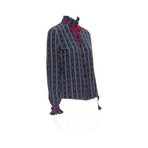 Crepe De Chine Shirt With Cherryfic Print