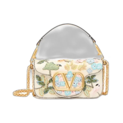 Locò Small Embroidered Shoulder Bag