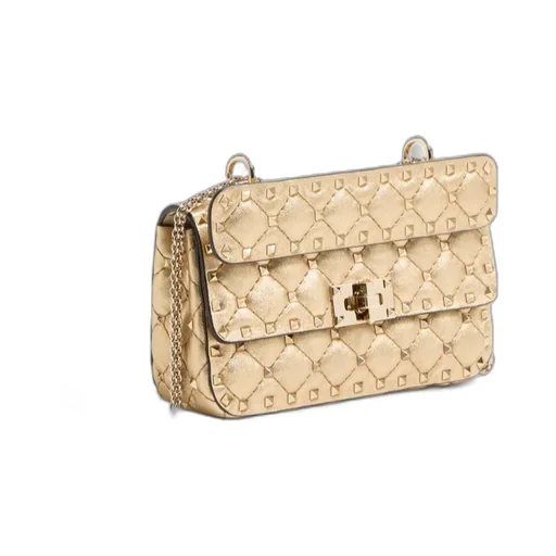 Garavani Rockstud Spike Chain-Link Small Shoulder Bag