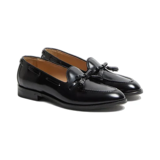 Bow Detailed Slip-On Loafers