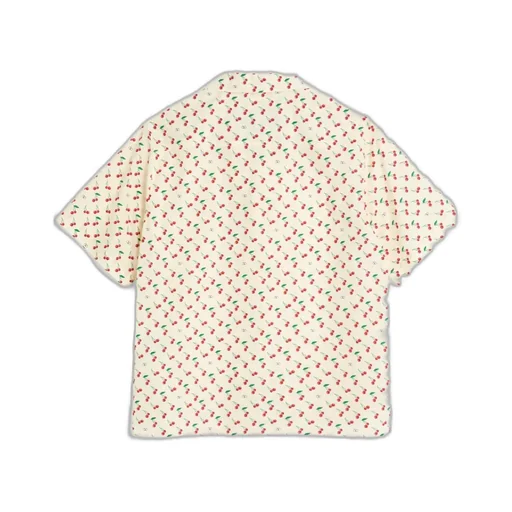 Cherry Printed Button-Up Shirt