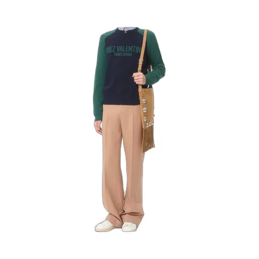 Logo Intarsia Crewneck Jumper