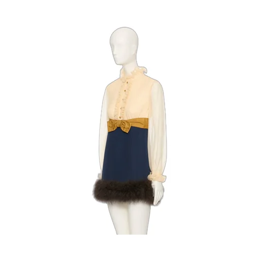 Bow Detailed Mini Dress