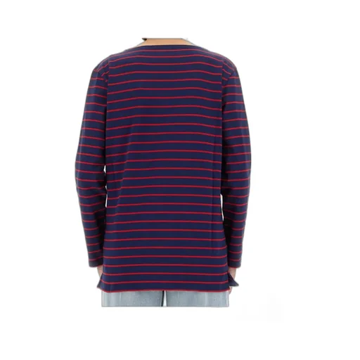 Striped Logo-Print T-Shirt