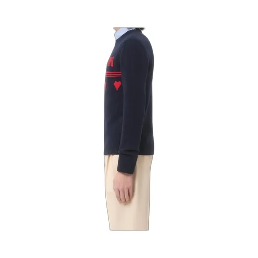 Wool Jumper With Chez Valentino Jacquard Motif