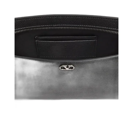 Vlogo Signature Grainy Calfskin Pouch