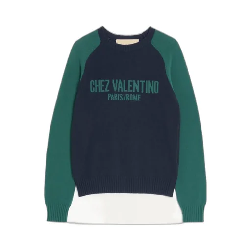 Logo Intarsia Crewneck Jumper