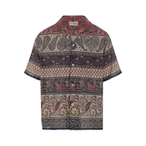 Garavani Voyage Imaginaire Printed Bowling Shirt
