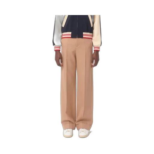 Turn-Up Hem Tailored Trousers