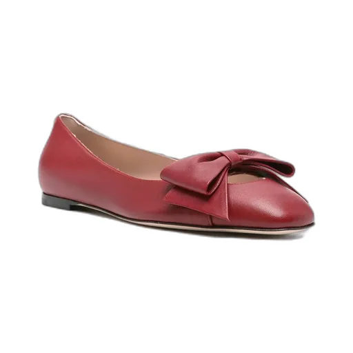 Bow-Detail Ballet Flats
