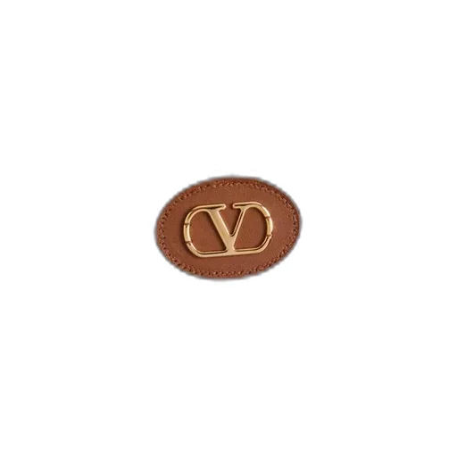 Nylon Trousers With V Logo Patch