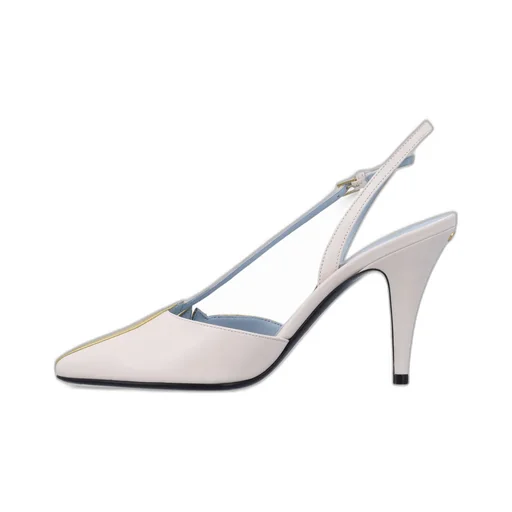 Foliefoliage Pointed Toe Slingback Pumps