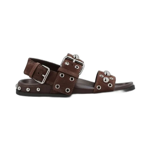 Embellished Double-Strap Sandals