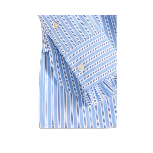 Striped Button-Up Shirt