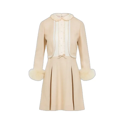 Lapel Long Sleeve Dress