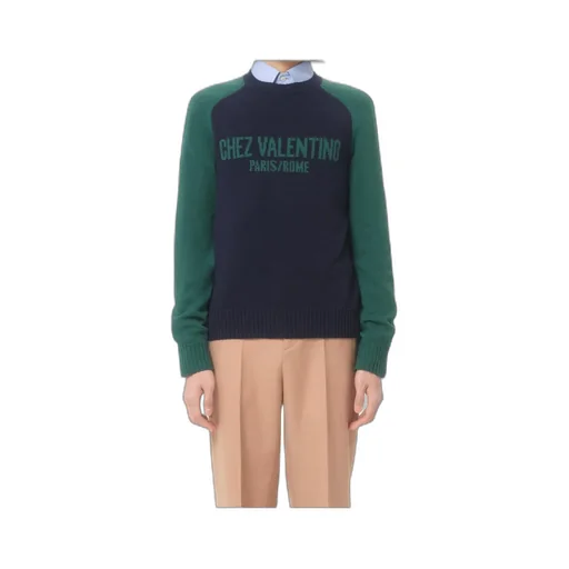 Logo Intarsia Crewneck Jumper