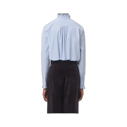 Striped Button-Up Shirt