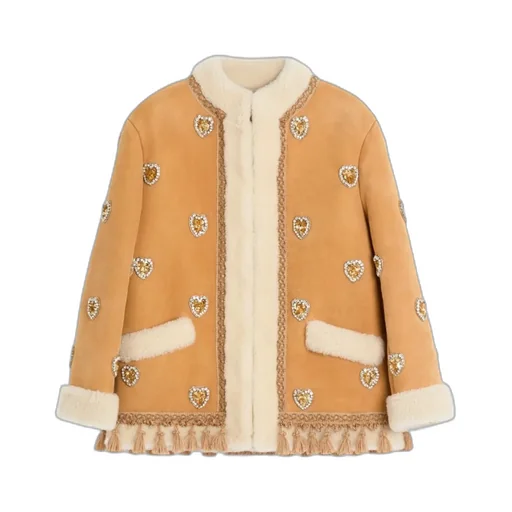 Embroidered Sheepskin
